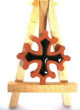 croix occitane diametre 14.5 émaillé