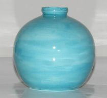 Vase boule petit modèle couleur bleu turquoise